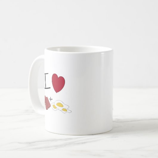 I hart Spam-N-eieren mok (Voorkant links)