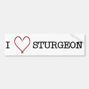 I [Hart] Sturgeon Bumpersticker