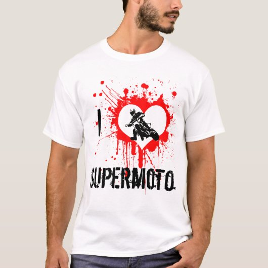 I hart Supermoto T-shirt (Voorkant)