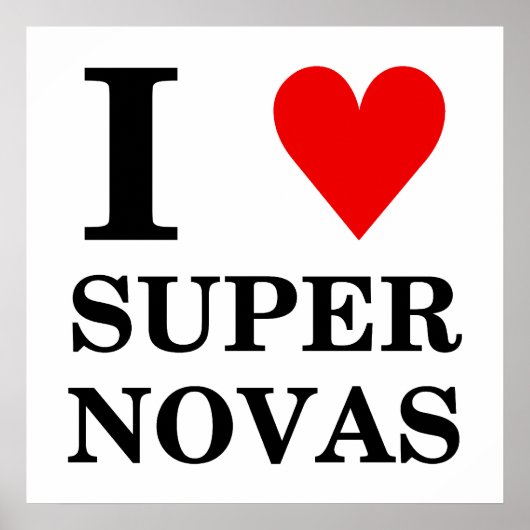I (hart) SuperNovas Poster (Voorkant)