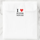 I (hart) SuperNovas Sticker (Tas)