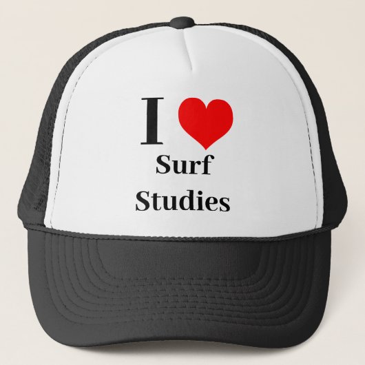I hart Surven Studies Trucker Pet (Voorkant)