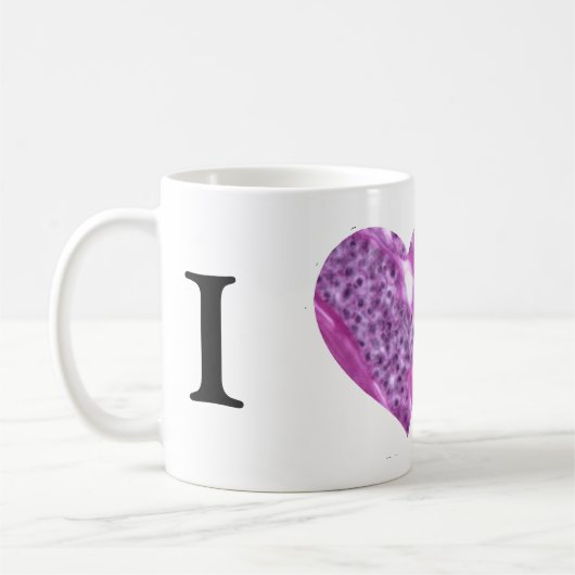 I (hart) T. wreed Koffiemok (Links)