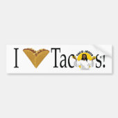 I (hart) Tacos Bumpersticker (Voorkant)