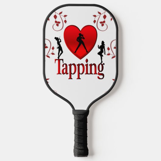 I Hart Tapdansen Pickleball Paddle (Voorkant)
