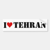 I [hart] Teheran Bumpersticker (Voorkant)