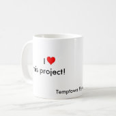 I (hart) Temptown Koffiemok (Voorkant links)