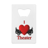I Hart Theater Creditkaart Flessenopener (Achterkant)