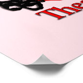 I Hart Theater Roze Poster (Hoek)