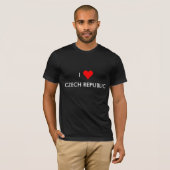 i hart tsjechische republiek t-shirt (Voorkant volledig)