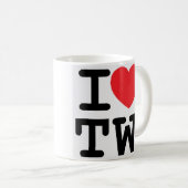 I hart TW-ontwerp Koffiemok (Voorkant rechts)