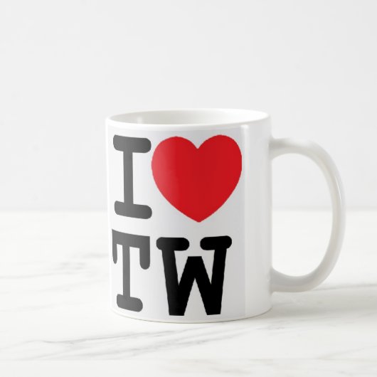 I hart TW-ontwerp Koffiemok (Rechts)