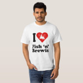 I hart Vis in Brewis T-shirt (Voorkant volledig)