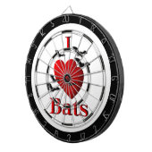 I Hart Vleermuizen Regeling Dartbord (Voorkant Rechts)