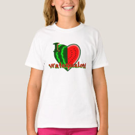 I (hart) Watermeloen T-shirt