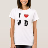I Hart WD T-shirt (Voorkant)