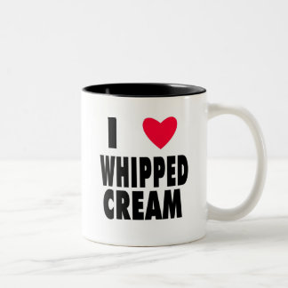 i hart WHIPPED CREAM Tweekleurige Koffiemok