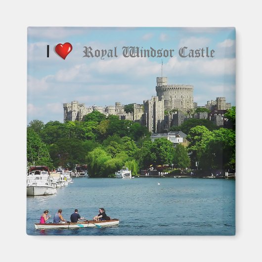 I hart Windsor Castle koelkast magneet (Voorkant)