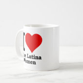 I (hart) Wise Latina Women Koffiemok (Voorkant links)