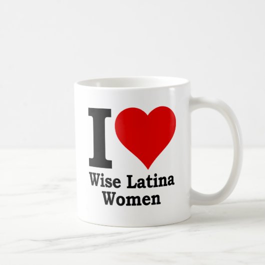 I (hart) Wise Latina Women Koffiemok (Rechts)