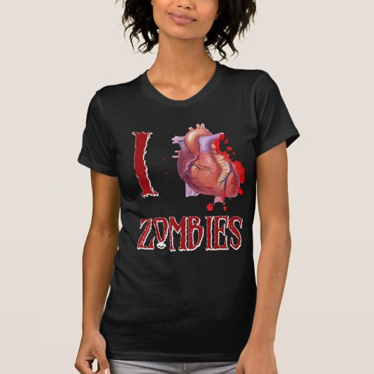 I *hart* Zombies T-shirt (Voorkant)