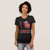 I *hart* Zombies T-shirt (Voorkant volledig)