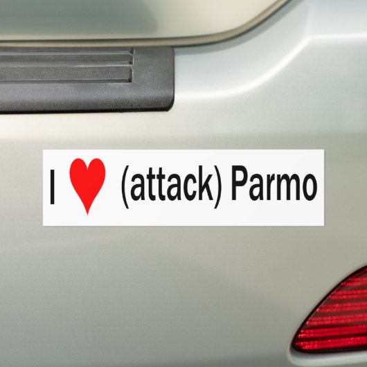 I hartaanval bumpersticker (Op auto)