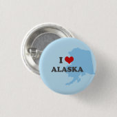 I hartalaska knop ronde button 3,2 cm (Voorkant /achterkant)