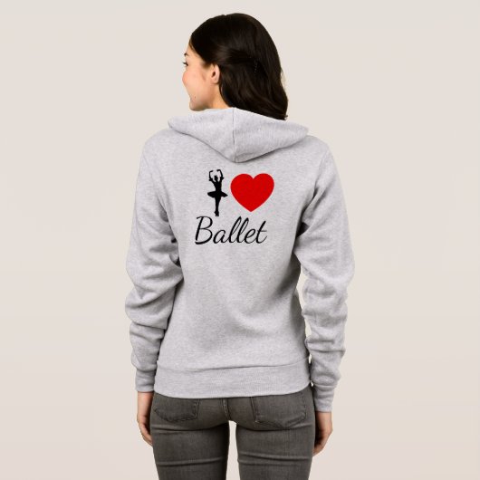 I hartballet hoodie (Achterkant volledig)
