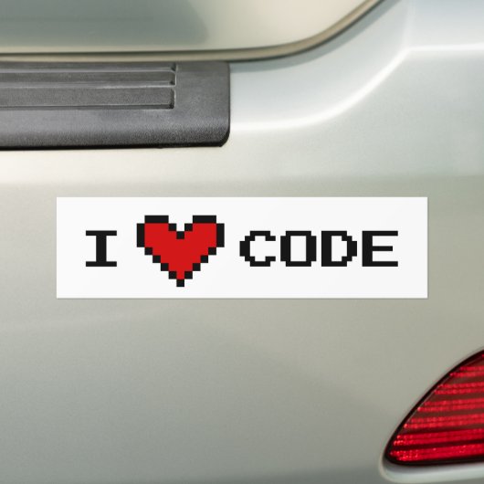 I hartcode autobumper sticker voor programmeur (Op auto)
