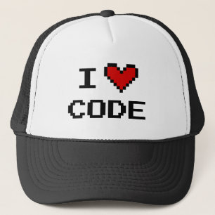 I hartcode trucker hat for computer programmeur trucker pet