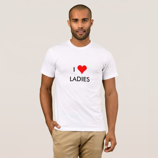 i hartdames t-shirt (Voorkant volledig)