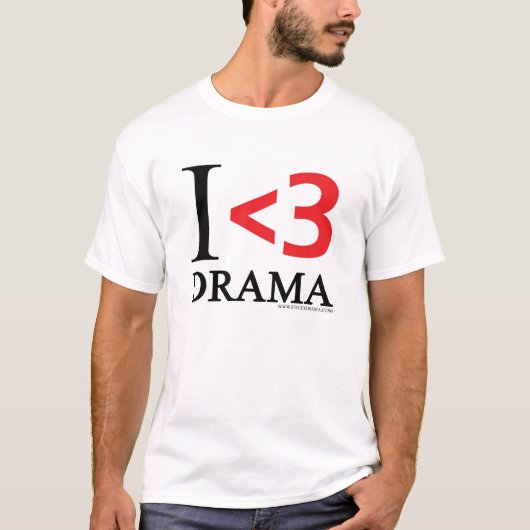 i hartdrama - Gepersonaliseerd T-shirt (Voorkant)