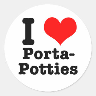 I HARTEMporta Ronde Sticker