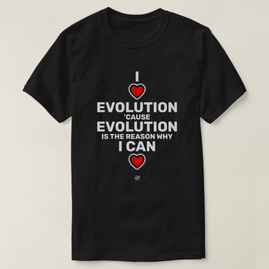I hartevolutie v2 T-Shirt (Design voorkant)