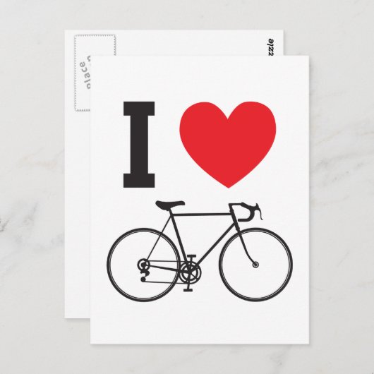 I Hartfiets Briefkaart (Voorkant / Achterkant)