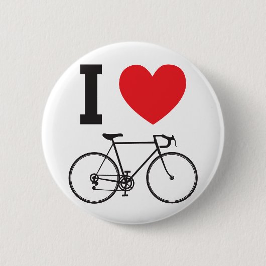 I Hartfiets Ronde Button 5,7 Cm (Voorkant)