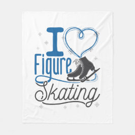 I Hartfiguur Skating Fleece Deken