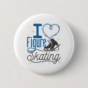 I Hartfiguur Skating Ronde Button 5,7 Cm