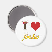 I hartfondue magneet (Voorkant / Achterkant)