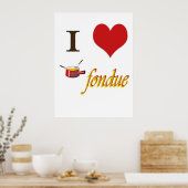 i hartfondue poster (Keuken)