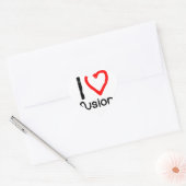 I hartfusie hart sticker (Envelop)