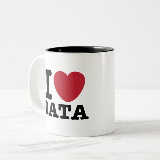 I Hartgegevens Tweekleurige Koffiemok (Voorkant links)