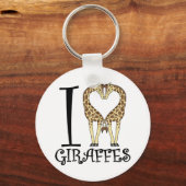 I HartGiraffes Sleutelhanger (Voorkant)