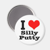 I HARTJE (LOVE) gekke putty Magneet (Voorkant / Achterkant)