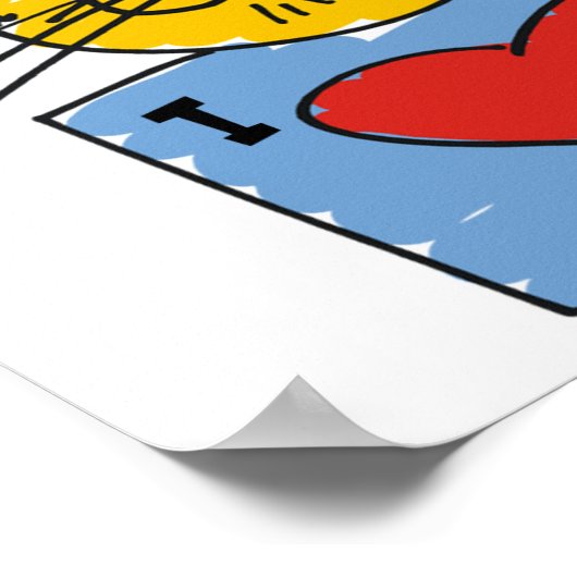 I Hartkatten Poster (Hoek)