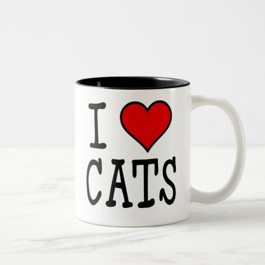 I Hartkatten Tweekleurige Koffiemok (Rechts)