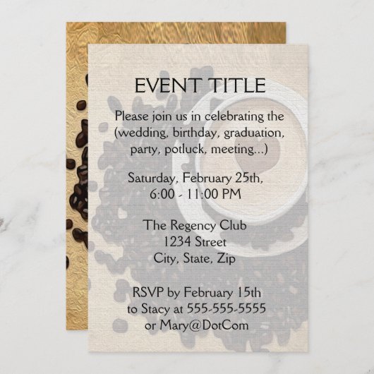 I Hartkoffie Kaart (Voorkant / Achterkant)