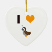 I hartkwartel keramisch ornament (Voorkant)