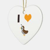 I hartkwartel keramisch ornament (Links)